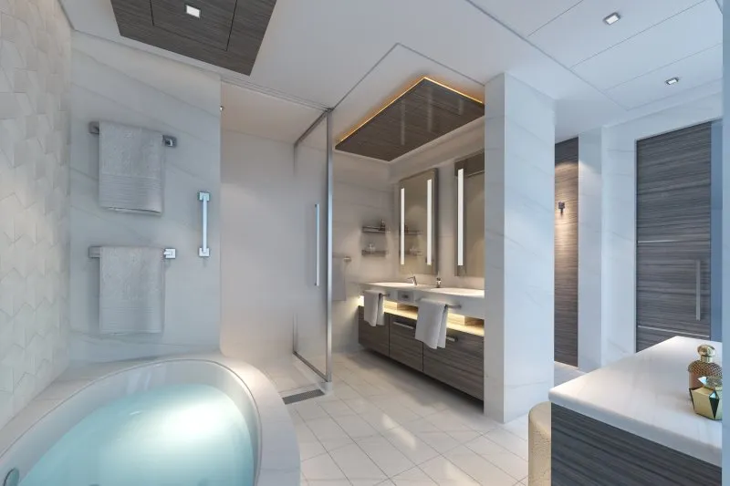 The Haven Premier Owner's Suite with Large Balcony (스위트 객실 · 노르웨지안 크루즈 라인 · Norwegian Encore)