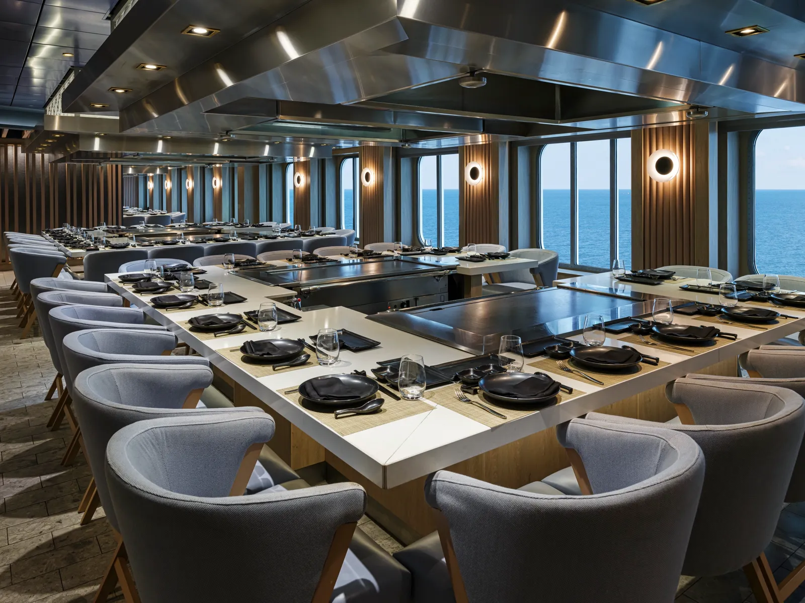 Teppanyaki (선상 레스토랑 · 노르웨지안 크루즈 라인 · Norwegian Encore)