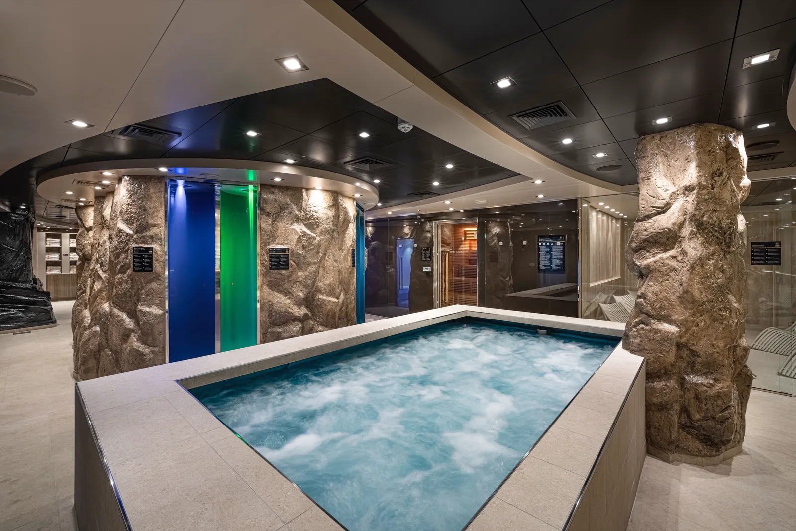 MSC Aurea Spa 열 구역에서 쉬기 사진